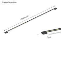 WOMO Long Linear Stairwell Wall Sconce-WM6018