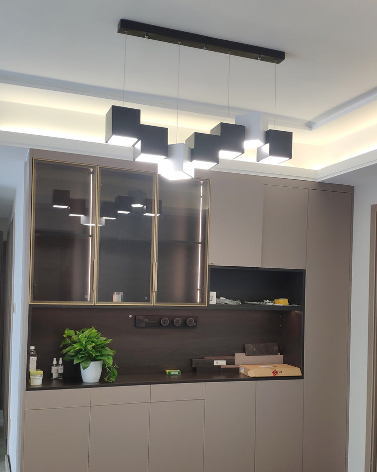 WOMO Cube Linear Pendant Light-WM2013