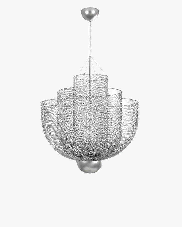 WOMO Mesh Uplight Vaulted Ceiling Pendant Chandelier-WM2069