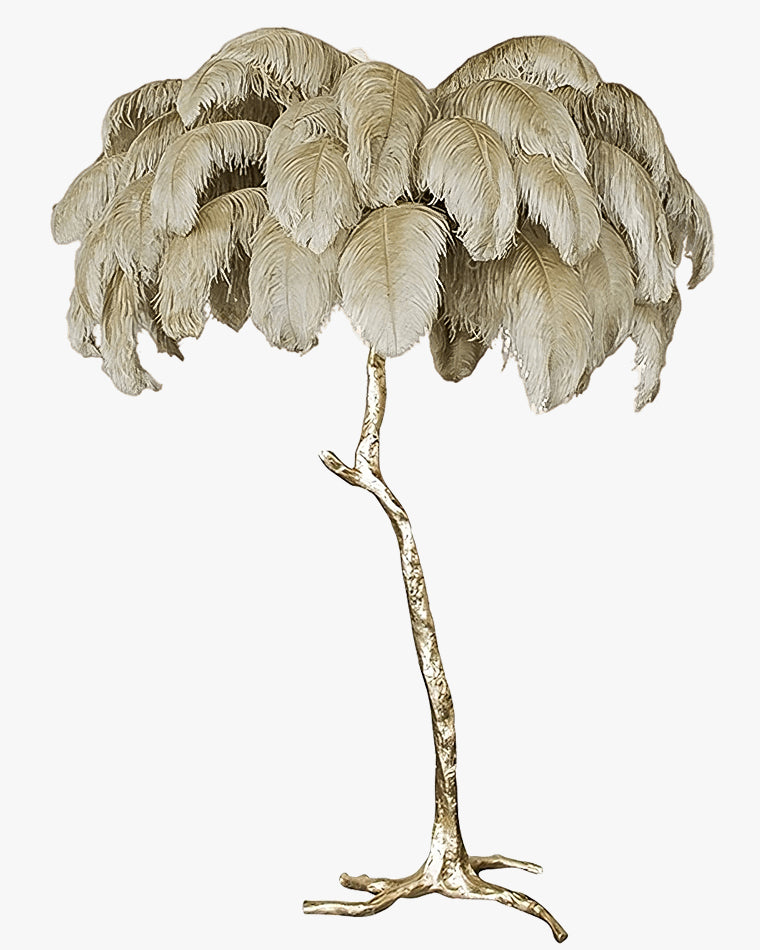 WOMO Feather Palm Tree Floor Lamp-WM7000