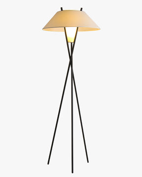 WOMO Japandi Cone Tripod Floor Lamp-WM7019