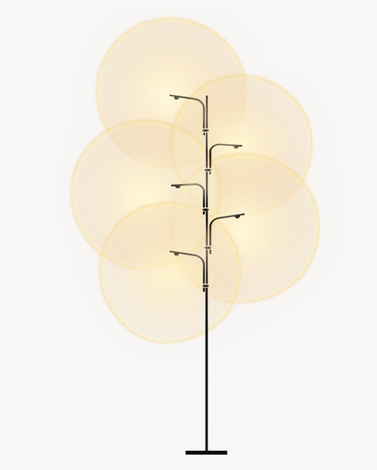 WOMO 5-head Halo Projector Tree Floor Lamp-WM7020