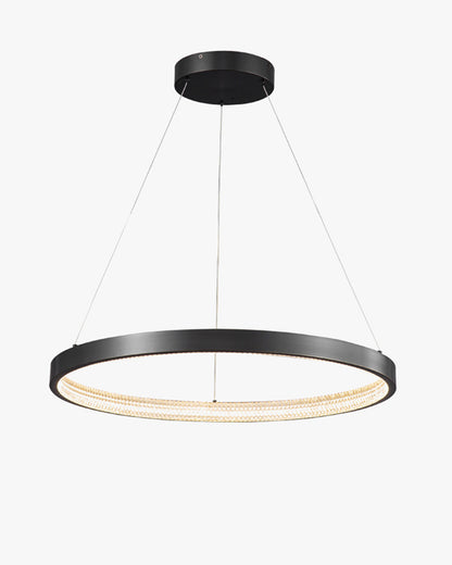 WOMO Circular Led Brass Chandelier-WM2357