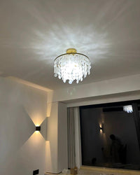 WOMO Capiz Round Chandelier-WM2474