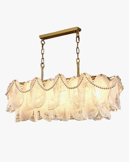 WOMO French Linear Glass Chandelier-WM2366