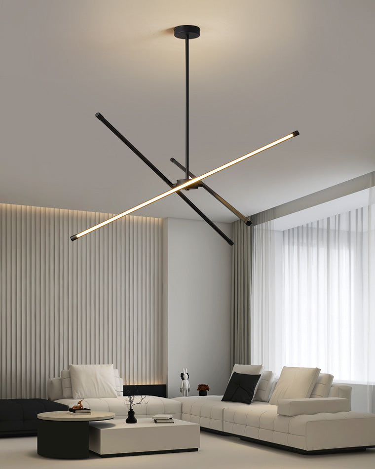 WOMO 3 Light Rods LED Chandelier-WM2024