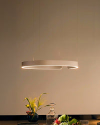 WOMO Black/Gold Ring Led Chandelier-WM2009