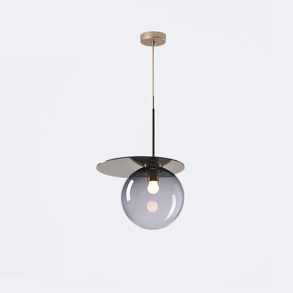 WOMO Colored Glass Globe Pendant Light-WM2573