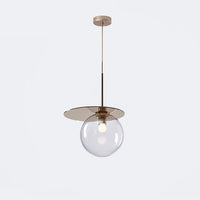 WOMO Colored Glass Globe Pendant Light-WM2573