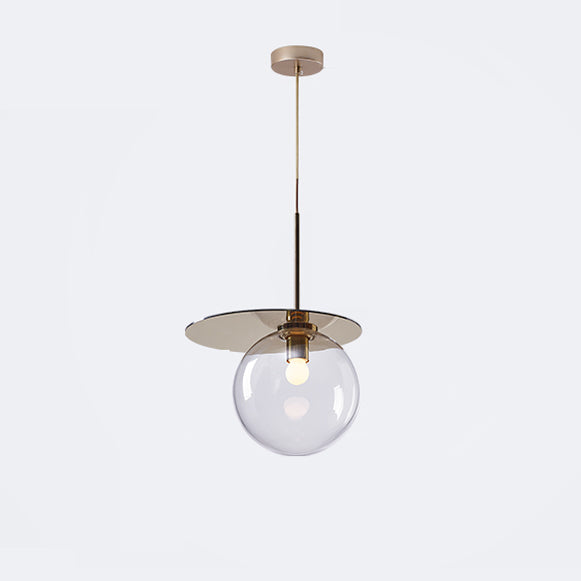 WOMO Colored Glass Globe Pendant Light-WM2573