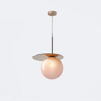 WOMO Colored Glass Globe Pendant Light-WM2573