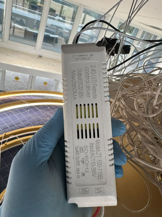 LED Driver for tiered ring chandelier-wm2159