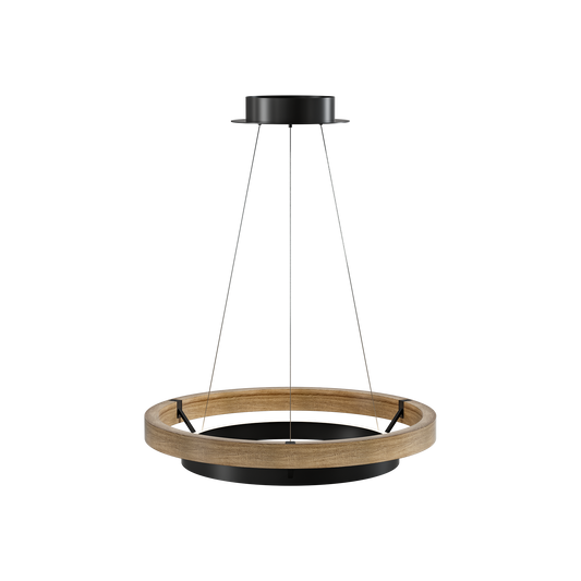 WOMO Circular Wood Led Chandelier-WM2492