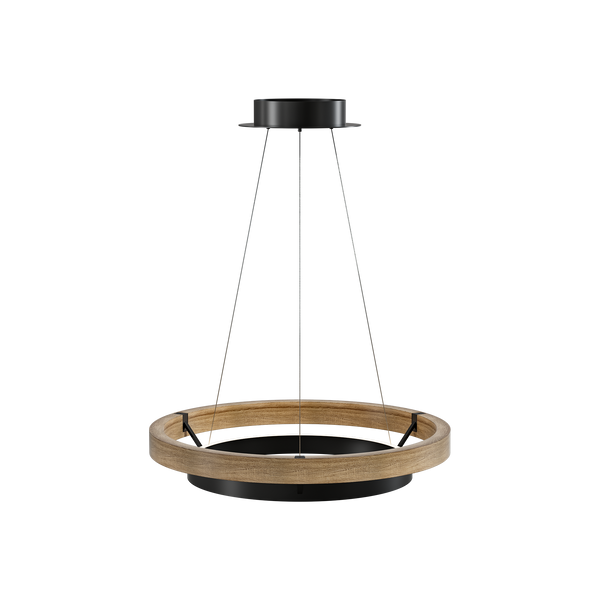 WOMO Circular Wood Led Chandelier-WM2492