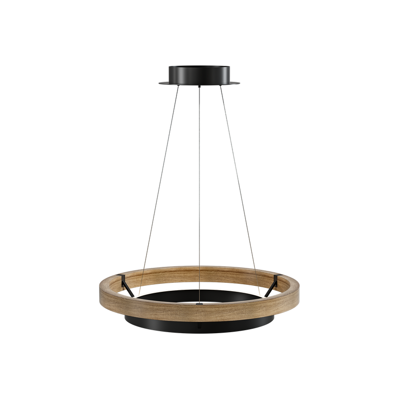 WOMO Circular Wood Led Chandelier-WM2492