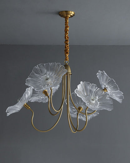 WOMO Lotus Flower Arm Chandelier-WM2025