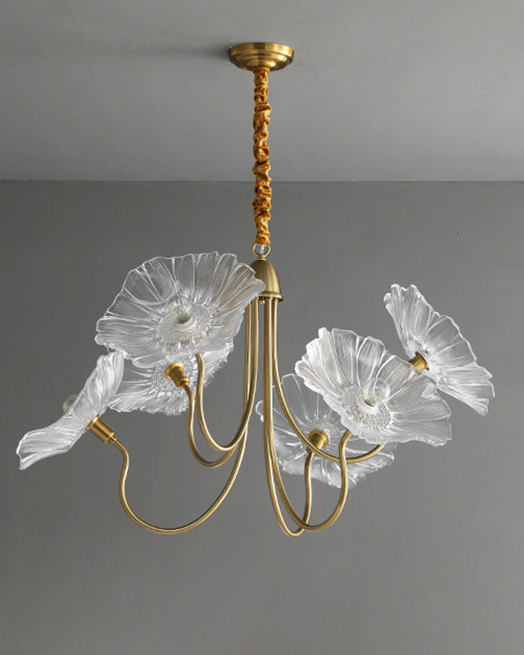 WOMO Lotus Flower Arm Chandelier-WM2025