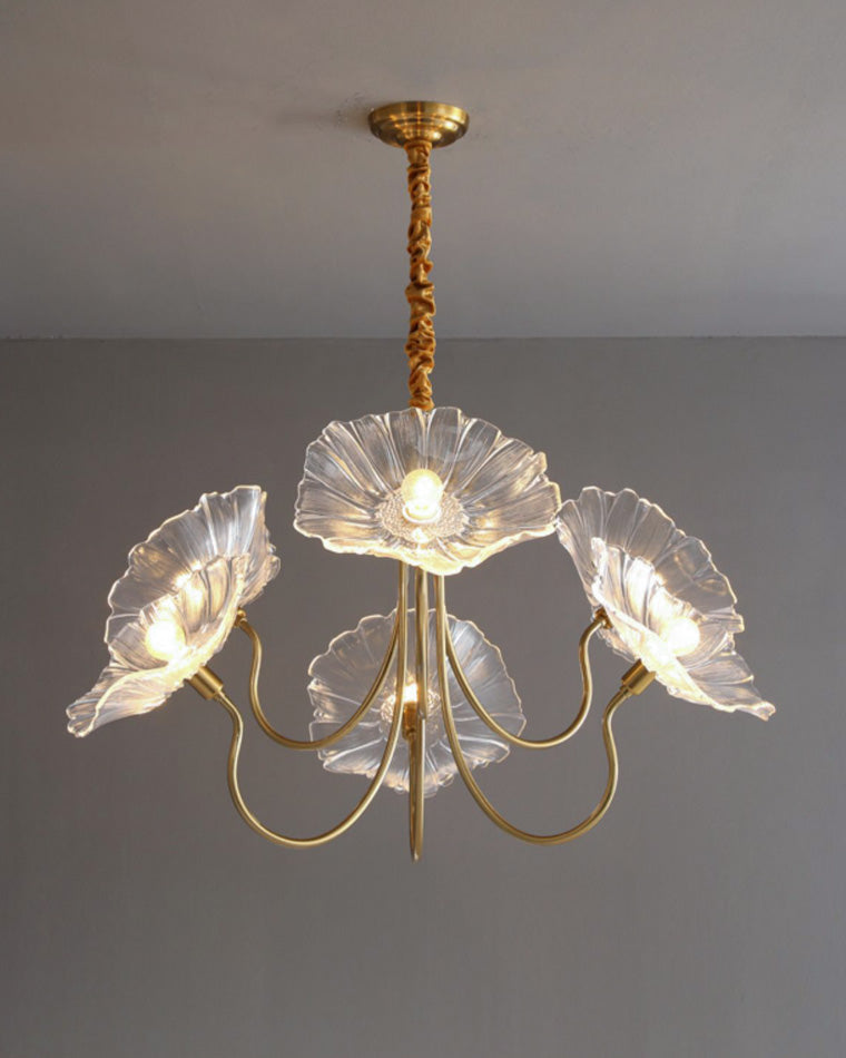 WOMO Lotus Flower Arm Chandelier-WM2025