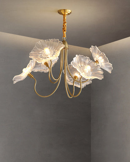 WOMO Lotus Flower Arm Chandelier-WM2025