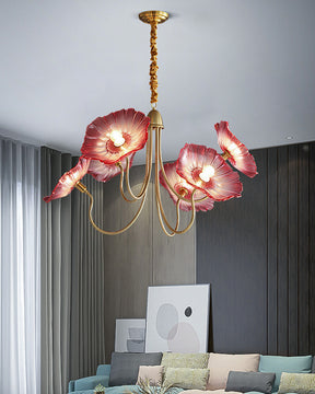 WOMO Lotus Flower Arm Chandelier-WM2025