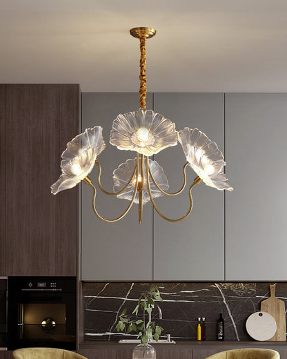 WOMO Lotus Flower Arm Chandelier-WM2025