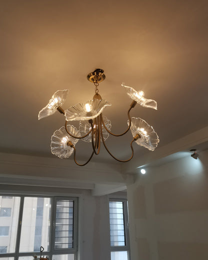 WOMO Lotus Flower Arm Chandelier-WM2025