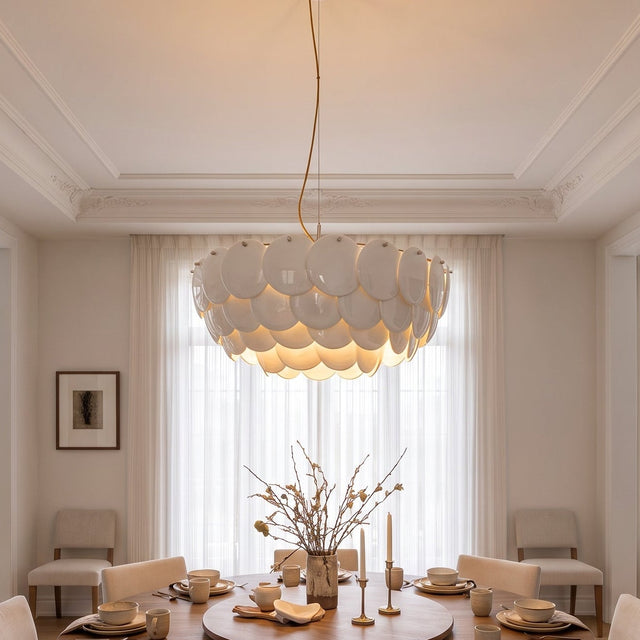 WOMO Mid Century Modern Drum Chandelier-WM3228
