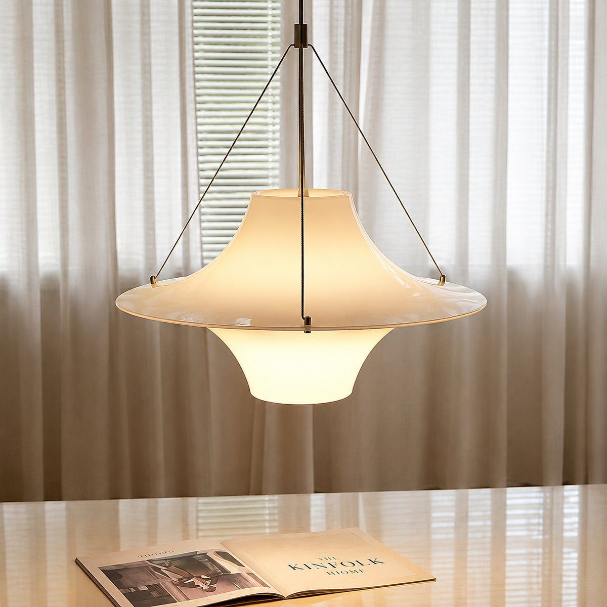 WOMO Modern UFO-Inspired Pendant Light-WM3205