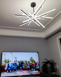 WOMO Adjustable Linear Led Chandelier-WM2026