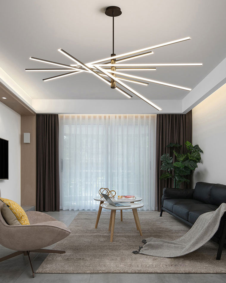 WOMO Adjustable Linear Led Chandelier-WM2026