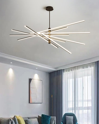 WOMO Adjustable Linear Led Chandelier-WM2026