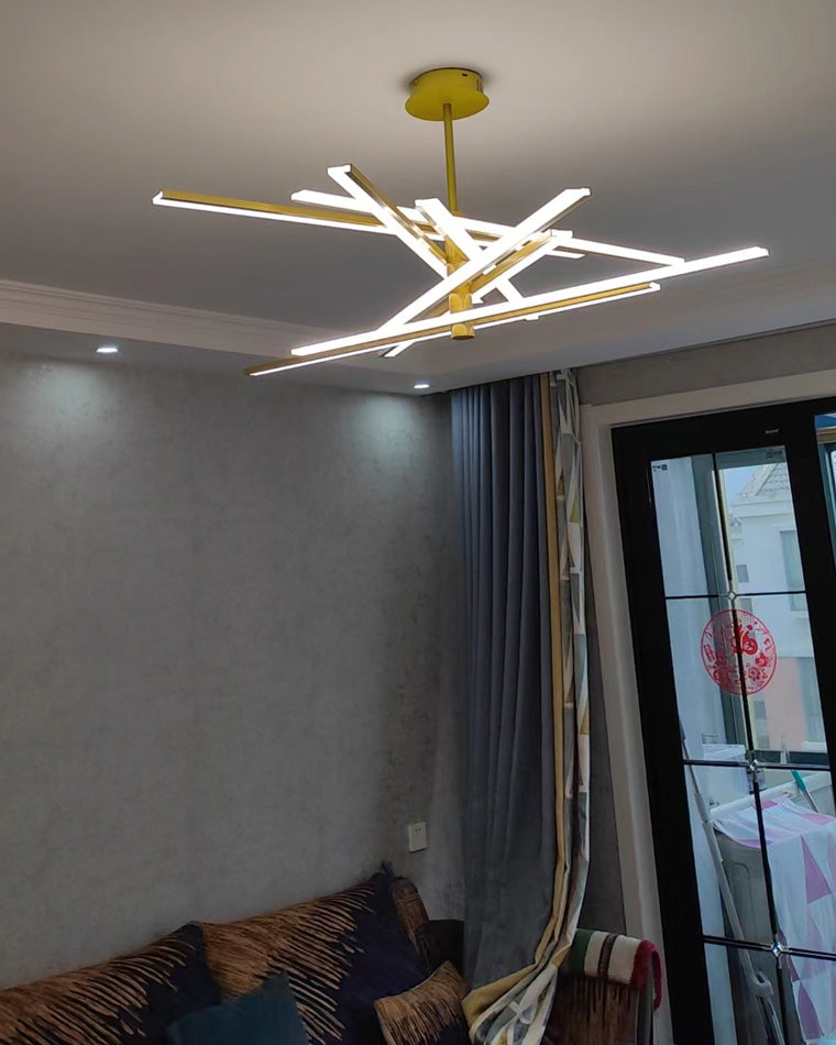 WOMO Adjustable Linear Led Chandelier-WM2026