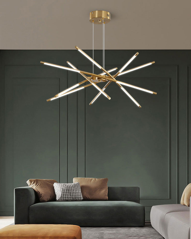 WOMO Light Rods LED Chandelier-WM2034