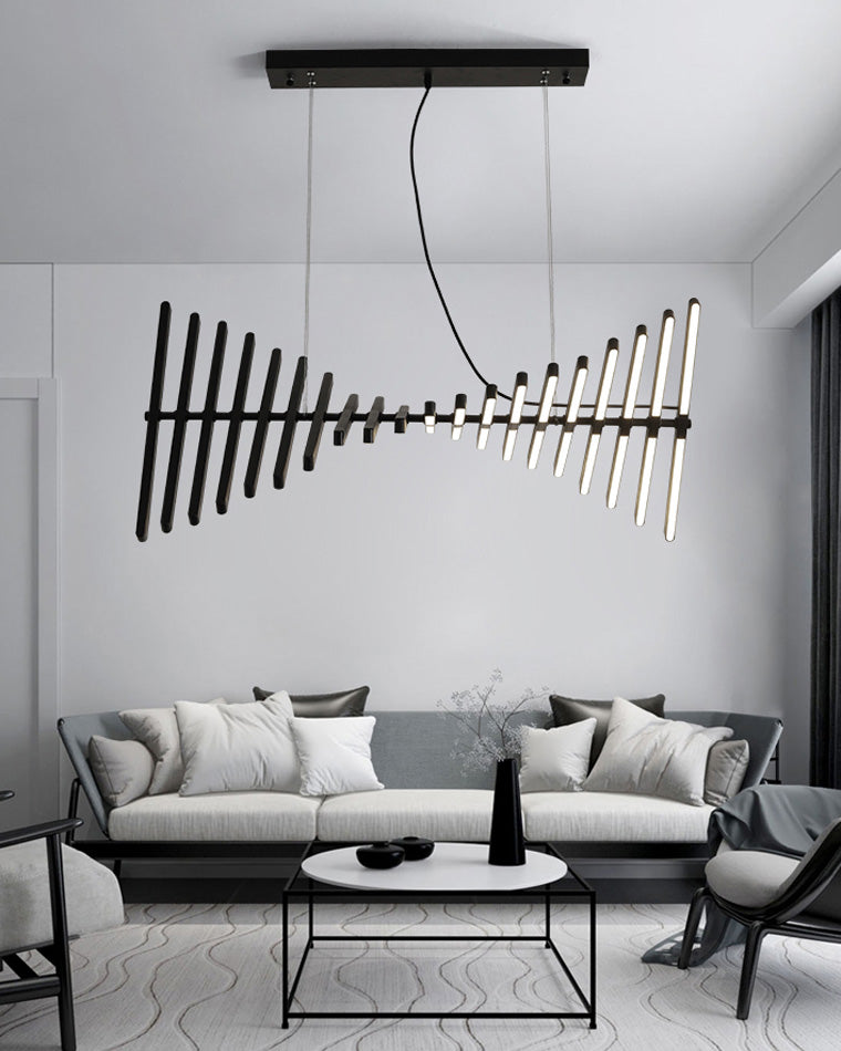 WOMO Adjustable Fish Bone Chandelier-WM2039