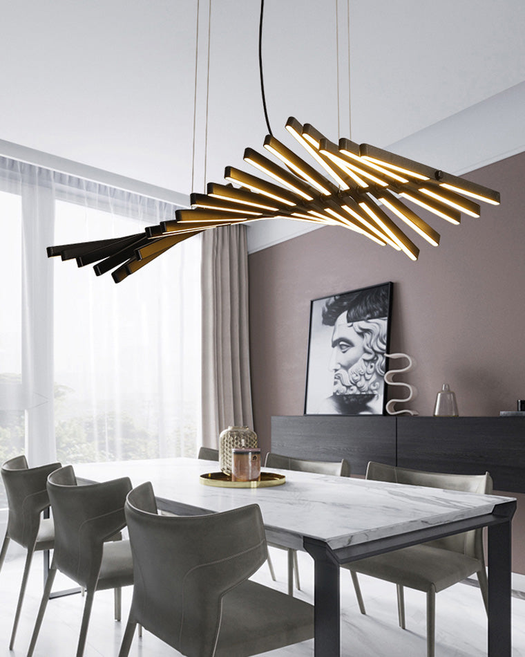 WOMO Adjustable Fish Bone Chandelier-WM2039