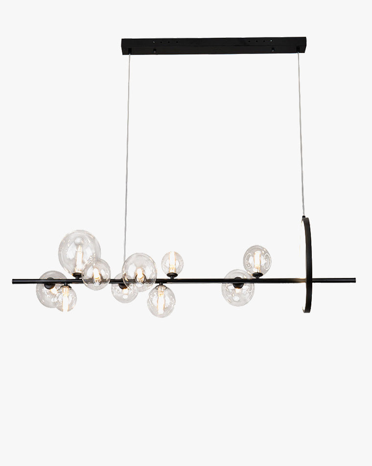 WOMO Linear Glass Bubble Chandelier-WM2040