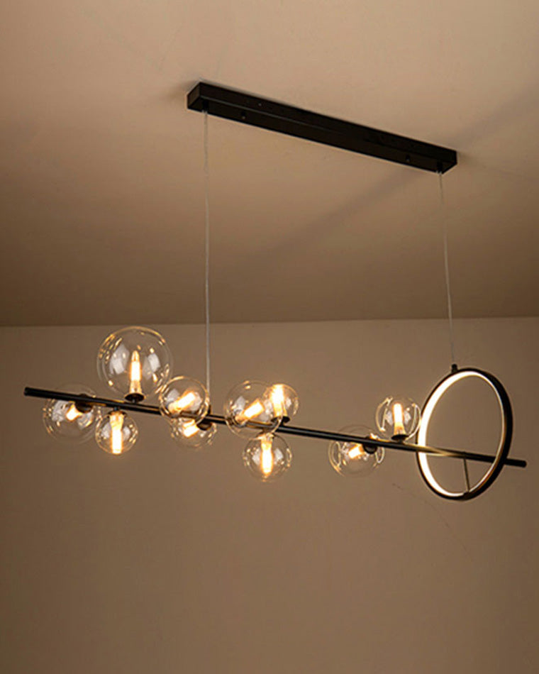 WOMO Linear Glass Bubble Chandelier-WM2040