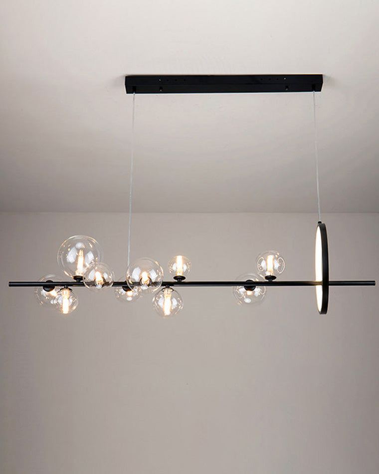 WOMO Linear Glass Bubble Chandelier-WM2040