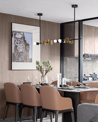 WOMO Sculptural Linear/Vertical Pendant Chandelier-WM2041