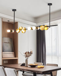 WOMO Sculptural Linear/Vertical Pendant Chandelier-WM2041