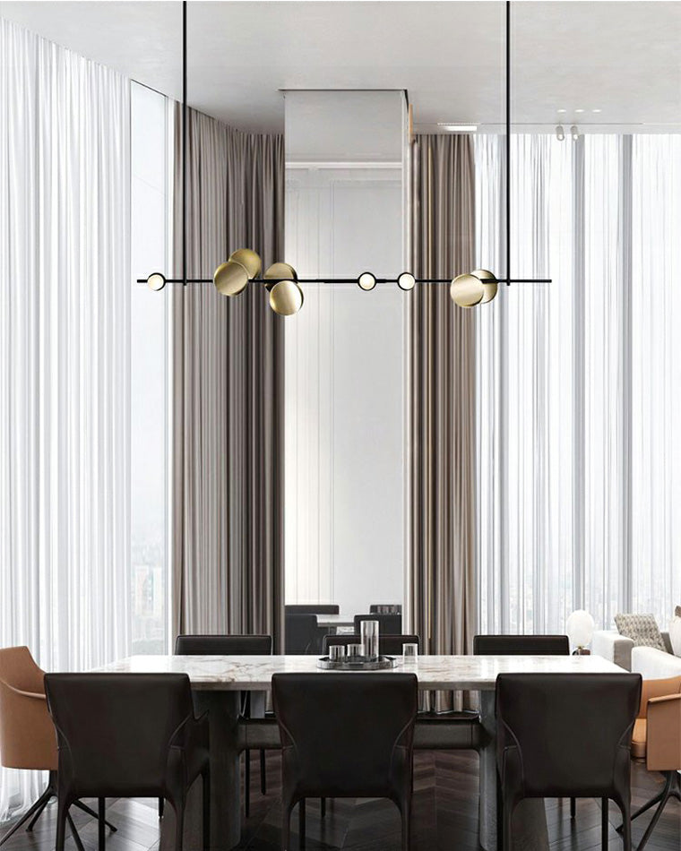 WOMO Sculptural Linear/Vertical Pendant Chandelier-WM2041