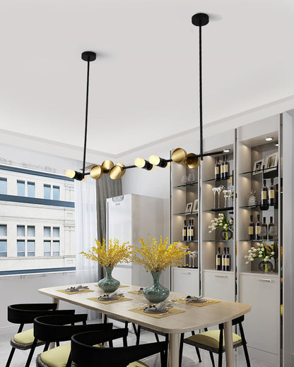 WOMO Sculptural Linear/Vertical Pendant Chandelier-WM2041