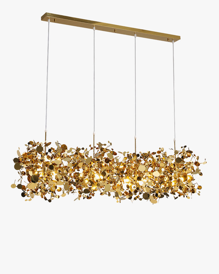 WOMO Argent/Gold Cloud Multi Pendant Chandelier-WM2042