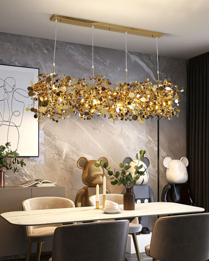 WOMO Argent/Gold Cloud Multi Pendant Chandelier-WM2042