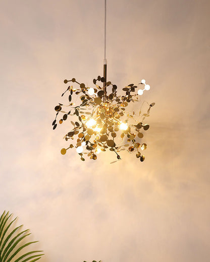 WOMO Argent/Gold Cloud Multi Pendant Chandelier-WM2042