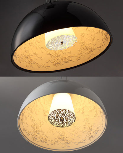 WOMO Embossed Dome Pendant Light-WM2047