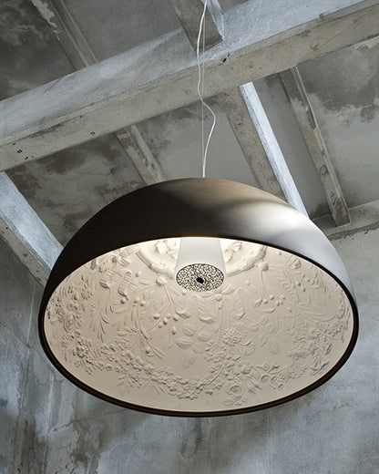 WOMO Embossed Dome Pendant Light-WM2047