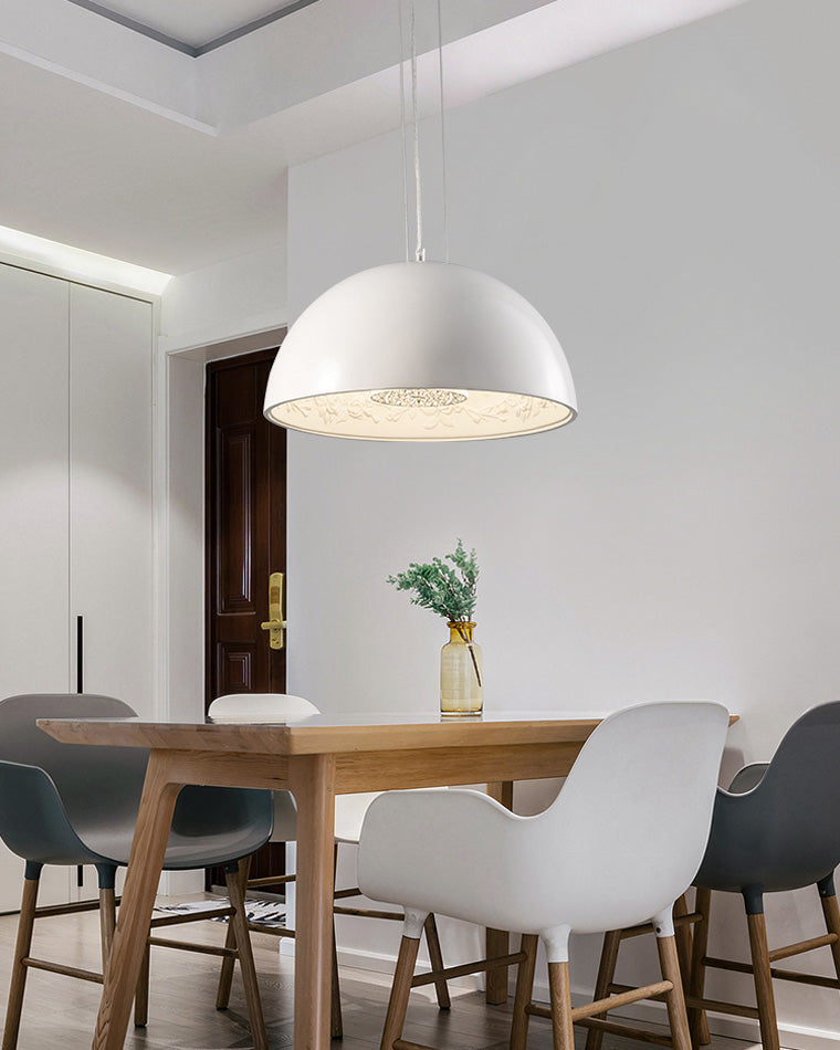 WOMO Embossed Dome Pendant Light-WM2047