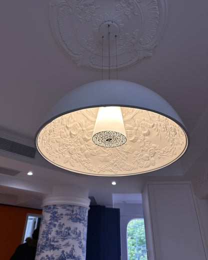 WOMO Embossed Dome Pendant Light-WM2047