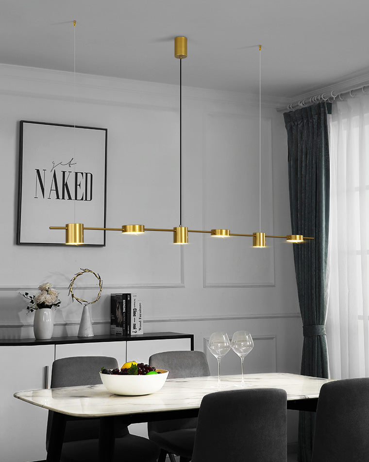 WOMO 6 Light Linear Chandelier-WM2048